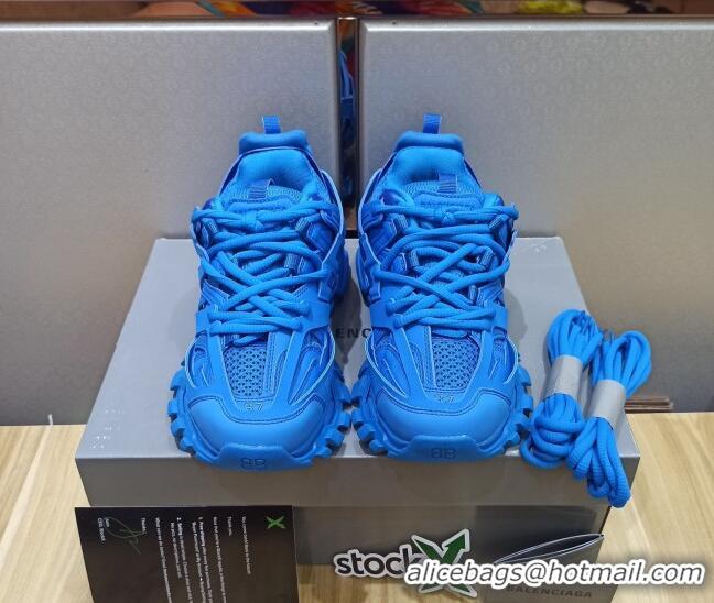 Best Design Balenciaga Track 3.0 Tess Trainer Sneakers 090186 All Blue