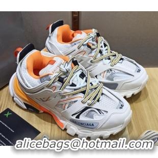 Best Price Balenciaga Track 3.0 Tess Trainer Sneakers 090186 Off-white/Orange