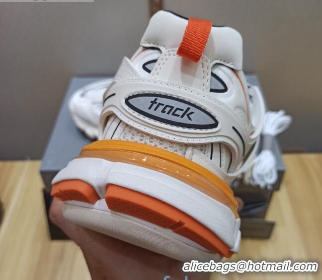 Best Price Balenciaga Track 3.0 Tess Trainer Sneakers 090186 Off-white/Orange