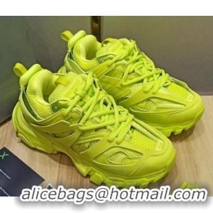 Elegant Balenciaga Track 3.0 Tess Trainer Sneakers 090186 Fluorescent Yellow