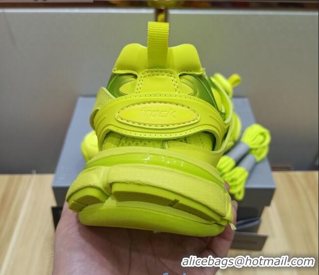 Elegant Balenciaga Track 3.0 Tess Trainer Sneakers 090186 Fluorescent Yellow