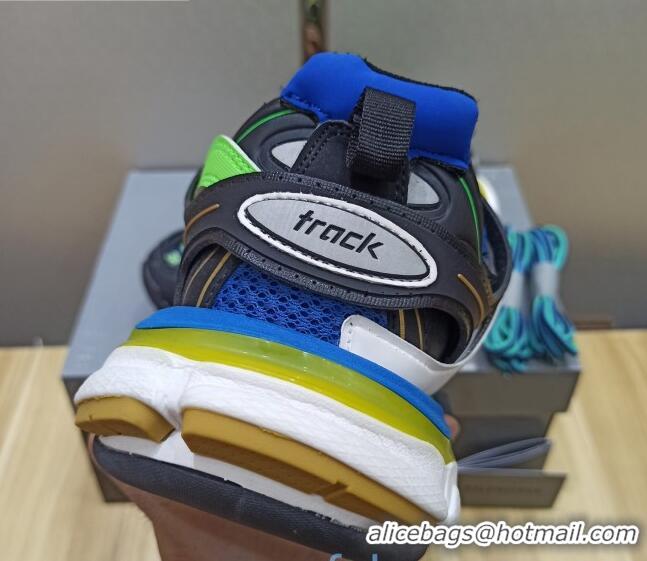 Affordable Price Balenciaga Track 3.0 Tess Trainer Sneakers 090186 Blue/Green