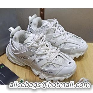 Well Crafted Balenciaga Track 3.0 Tess Trainer Sneakers 090186 White