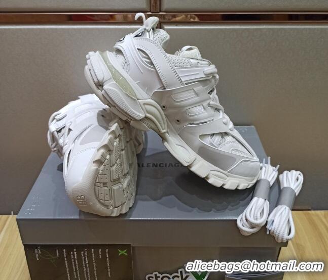 Well Crafted Balenciaga Track 3.0 Tess Trainer Sneakers 090186 White