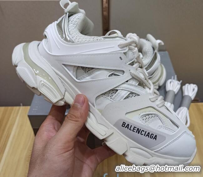 Well Crafted Balenciaga Track 3.0 Tess Trainer Sneakers 090186 White