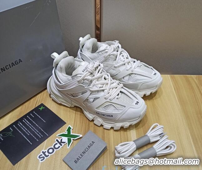 Well Crafted Balenciaga Track 3.0 Tess Trainer Sneakers 090186 White