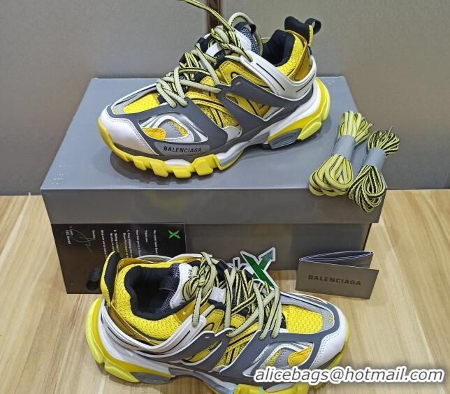 Super Quality Balenciaga Track 3.0 Tess Trainer Sneakers 090186 Yellow/Grey