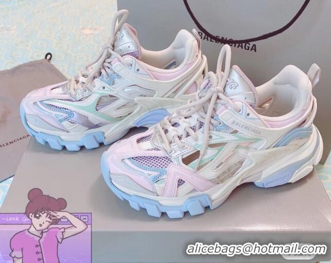 Unique Grade alenciaga Track 4.0 Tess Trainer Sneakers 8090261 ight Pink/Blue