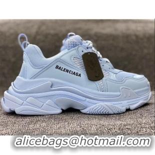 Best Price Balenciaga Triple S Sneakers 102404 Sky Blue