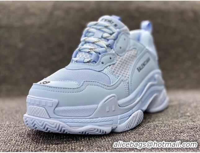 Best Price Balenciaga Triple S Sneakers 102404 Sky Blue