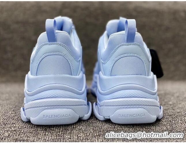 Best Price Balenciaga Triple S Sneakers 102404 Sky Blue