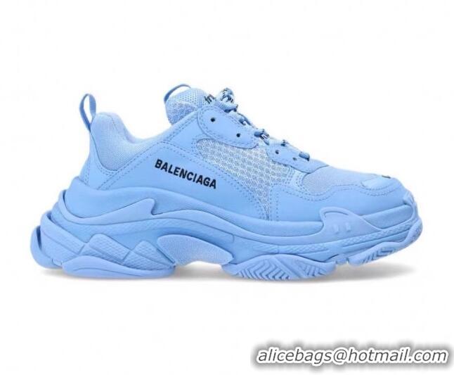 Best Price Balenciaga Triple S Sneakers 102404 Sky Blue