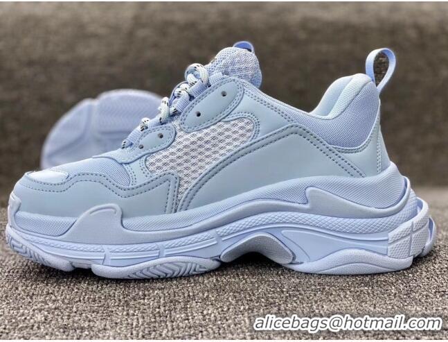 Best Price Balenciaga Triple S Sneakers 102404 Sky Blue