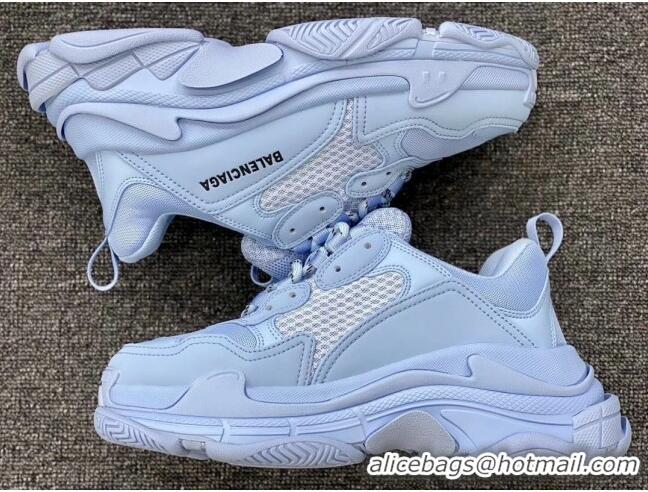 Best Price Balenciaga Triple S Sneakers 102404 Sky Blue