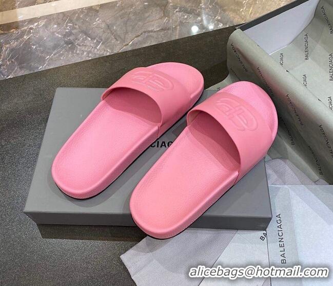 Most Popular Balenciaga BB Slide Sandals 120372 Pink