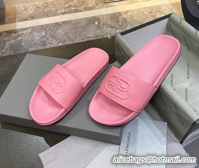 Most Popular Balenciaga BB Slide Sandals 120372 Pink