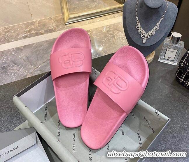 Most Popular Balenciaga BB Slide Sandals 120372 Pink