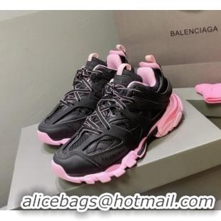 Top Grade Balenciaga Track 3.0 Tess Trainer Sneakers 122174 Black/Pink