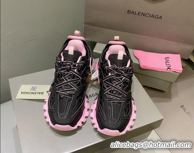 Top Grade Balenciaga Track 3.0 Tess Trainer Sneakers 122174 Black/Pink