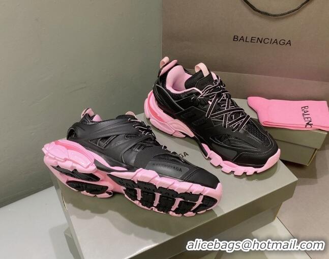 Top Grade Balenciaga Track 3.0 Tess Trainer Sneakers 122174 Black/Pink