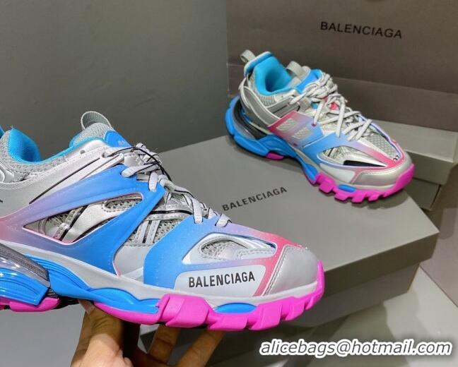 Low Price Balenciaga Track 3.0 Tess Trainer Sneakers 122177 Pink/Blue/Grey