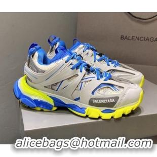 Good Quality Balenciaga Track 3.0 Tess Trainer Sneakers 122177 Grey/Blue/Yellow