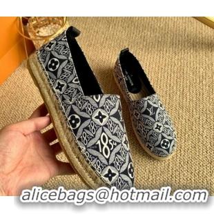 Best Price Louis Vuitton Since 1854 Starboard Flat Espadrilles 1A8D4M Grey