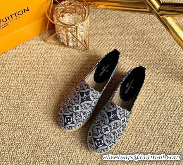 Best Price Louis Vuitton Since 1854 Starboard Flat Espadrilles 1A8D4M Grey