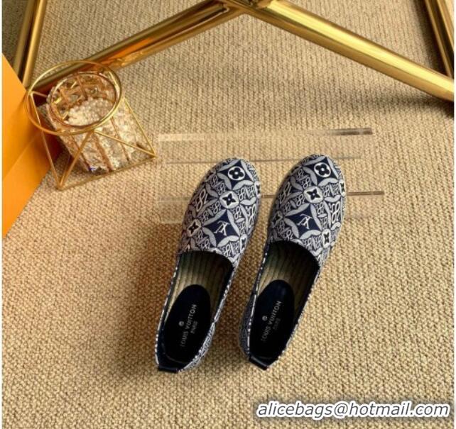 Best Price Louis Vuitton Since 1854 Starboard Flat Espadrilles 1A8D4M Grey