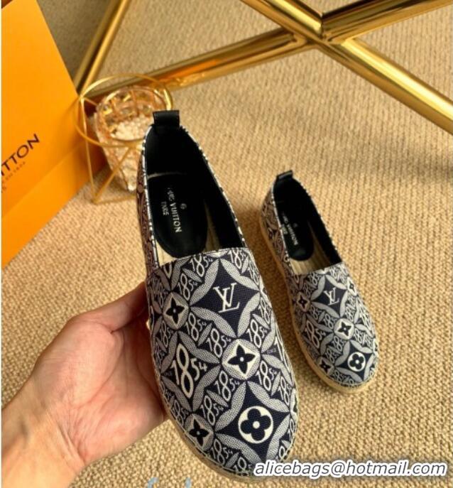 Best Price Louis Vuitton Since 1854 Starboard Flat Espadrilles 1A8D4M Grey