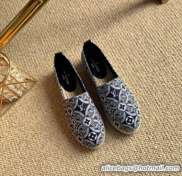 Best Price Louis Vuitton Since 1854 Starboard Flat Espadrilles 1A8D4M Grey