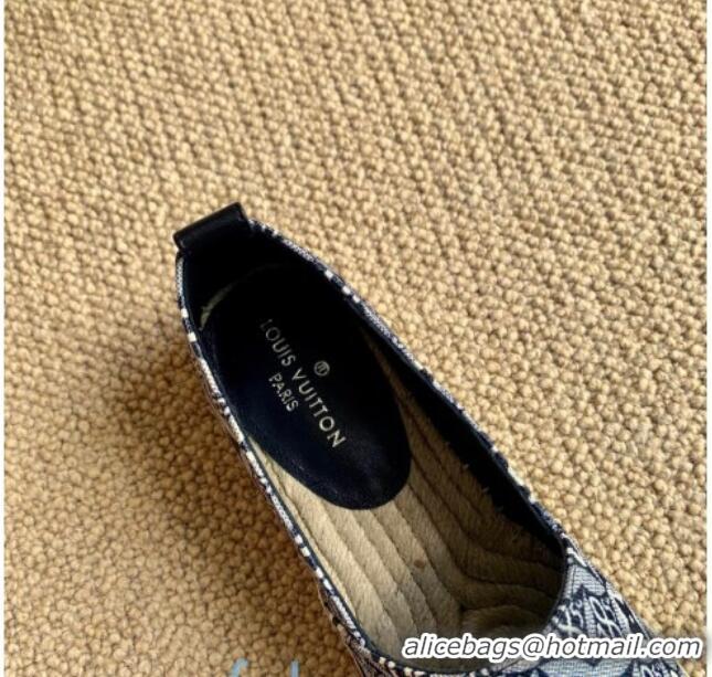 Best Price Louis Vuitton Since 1854 Starboard Flat Espadrilles 1A8D4M Grey