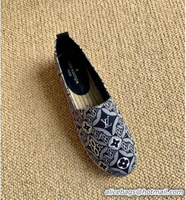 Best Price Louis Vuitton Since 1854 Starboard Flat Espadrilles 1A8D4M Grey