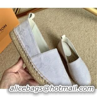 Good Product Louis Vuitton Since 1854 Starboard Flat Espadrilles 1A8D4M White