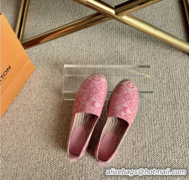 Top Quality Louis Vuitton Since 1854 Starboard Flat Espadrilles 1A8D4M Pink