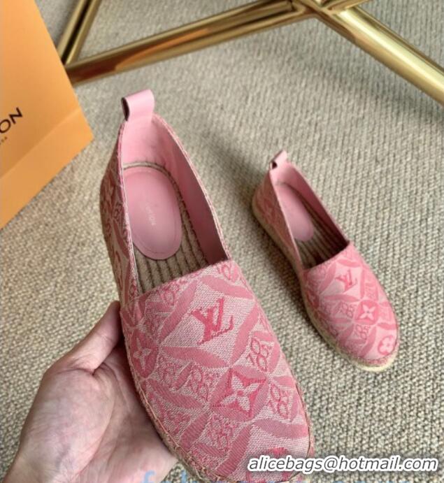 Top Quality Louis Vuitton Since 1854 Starboard Flat Espadrilles 1A8D4M Pink