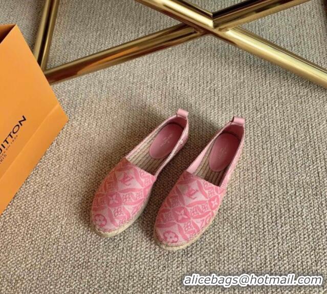 Top Quality Louis Vuitton Since 1854 Starboard Flat Espadrilles 1A8D4M Pink