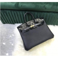 Promotional Hermes Birkin Bag Original Leather crocodile togo HBK2530 black