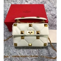 Unique Style Valentino mini Garavani Roman Stud V2061 White