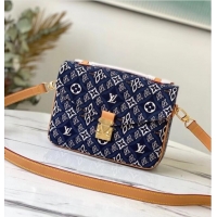 Luxury Classic Louis vuitton SINCE 1854 POCHETTE METIS M57395 blue