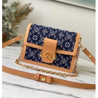 Buy Classic Louis Vuitton SINCE 1854 DAUPHINE M57499 blue