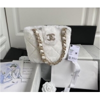 Best Price Chanel bucket bag AS2257 white