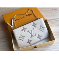 Top Quality Louis vuitton DOUBLE ZIP POCHETTE M80084 Cream