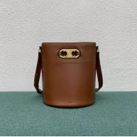 Affordable Price Celine BUCKET BAG IN SHINY CALFSKIN 193043 brown