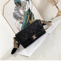 ​Low Price Chanel flap bag AS2273 black