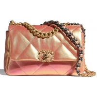 Modern Classic Chanel 19 flap bag AS1161 Pink