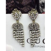 Trendy Design Gucci Strawberry Drop Earrings GG8546 White