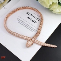 Trendy Design Discount BVLGARI Necklace CE6032 Rose Gold