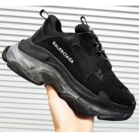 Best Price Balenciaga Triple S Clear Outsole Sneakers 041701 Black