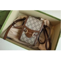 Best Price Gucci Horsebit 1955 mini bag 625615 Brown